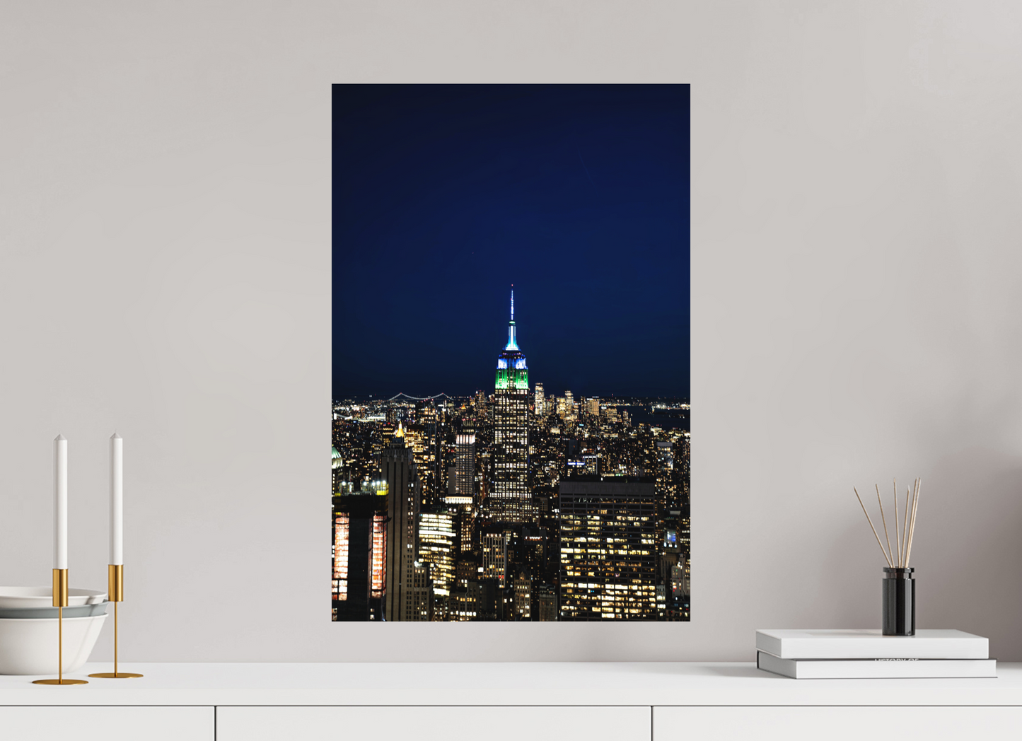 40 x 60 cm, Hahnemühle Photo Rag Bright White Empire State Nights