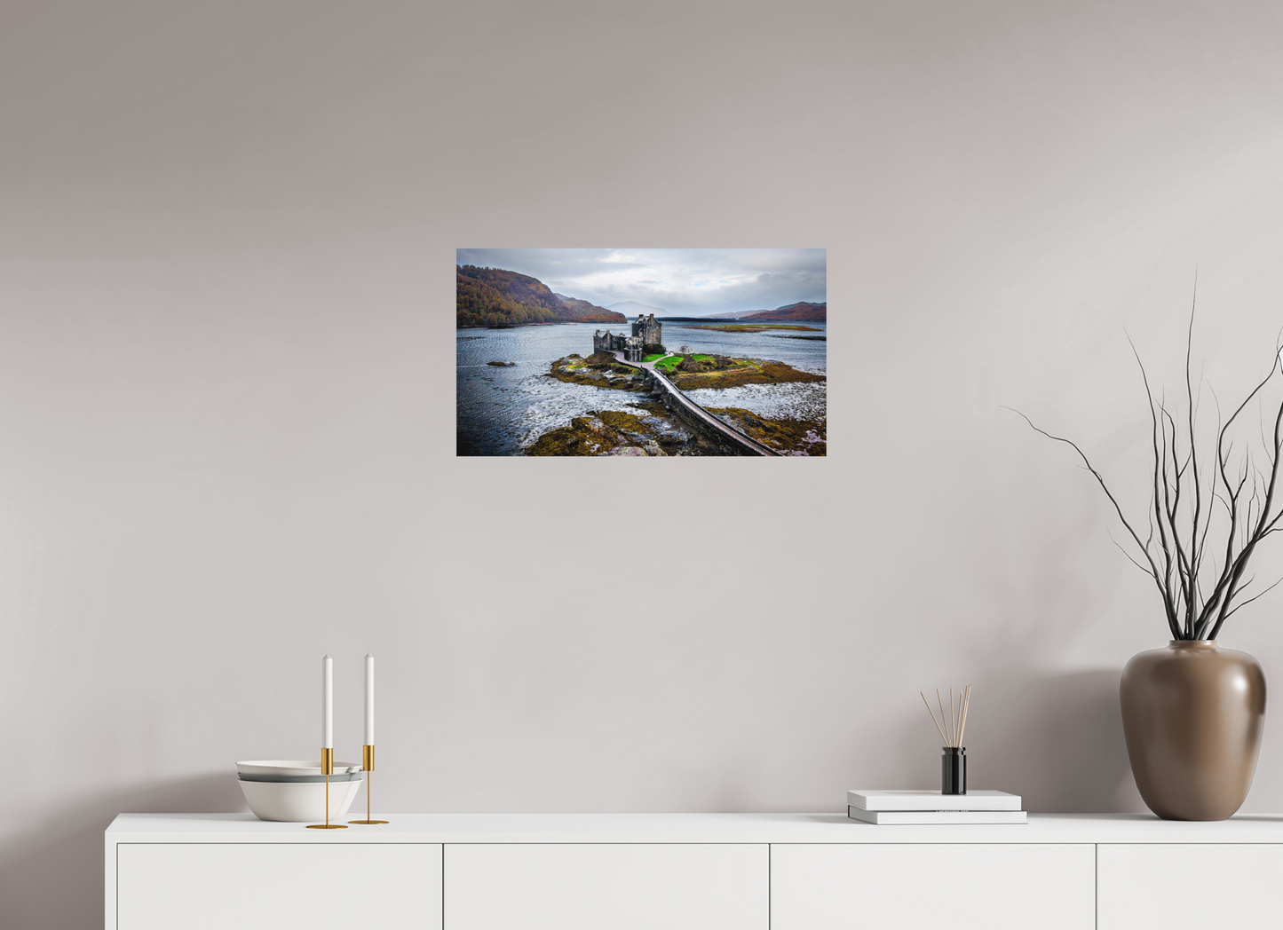 64 x 36 cm, Hahnemühle Photo Rag Bright White Eilean Donan Castle