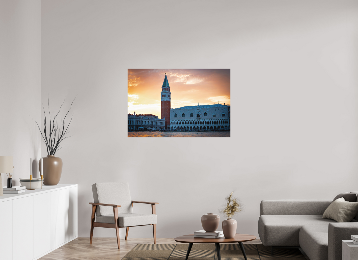 120 x 80 cm, Hahnemühle Photo Rag Bright White Venice Sunset Glow