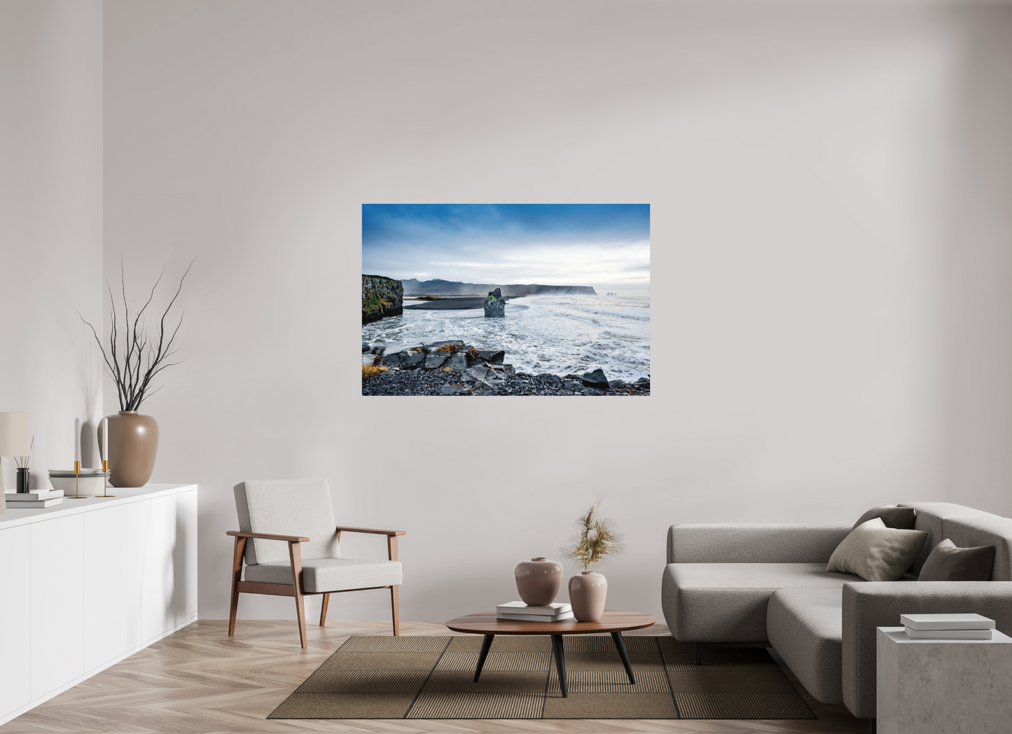 150 x 100 cm, Hahnemühle Photo Rag Bright White Felswächter von Reynisfjara