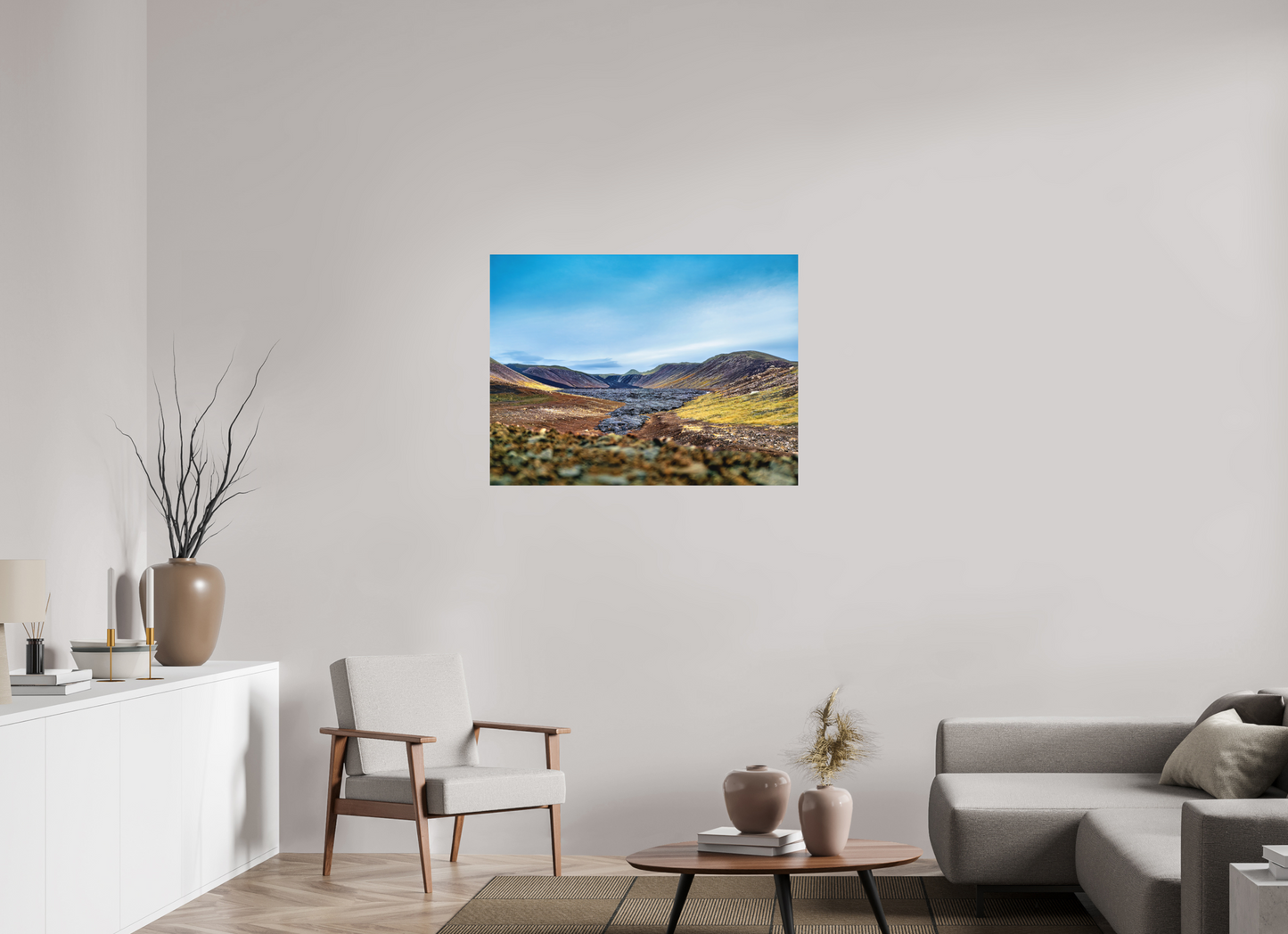 100 x 75 cm, Hahnemühle Photo Rag Bright White Tal aus Feuer und Stille