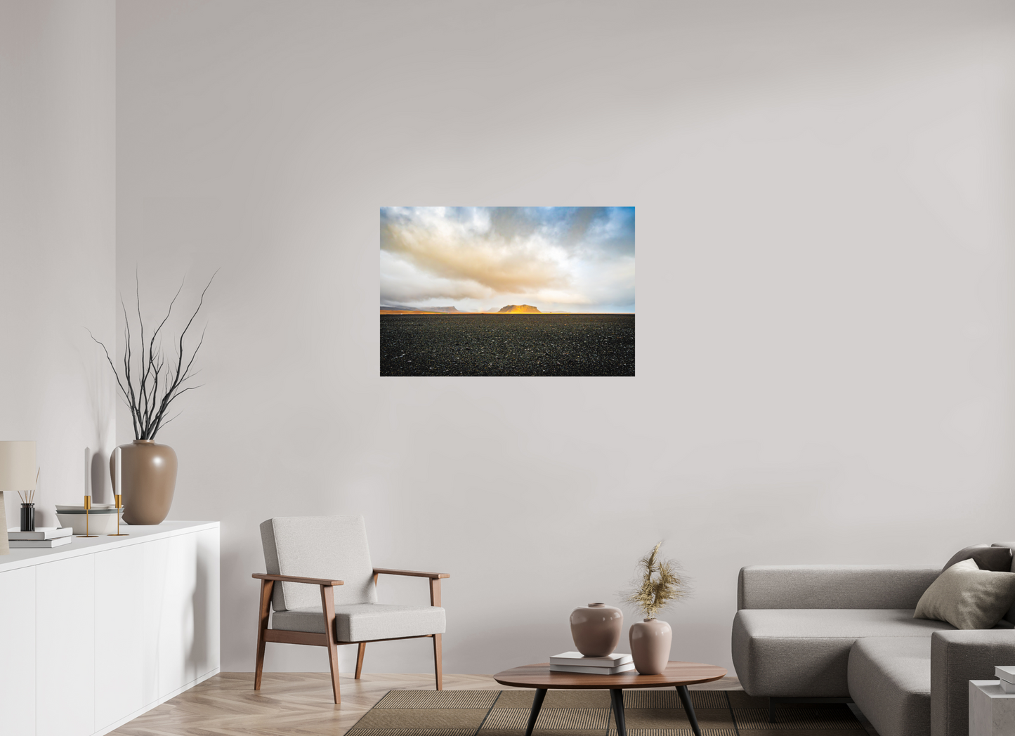 105 x 70 cm, Hahnemühle Photo Rag Bright White Golden Desert Iceland