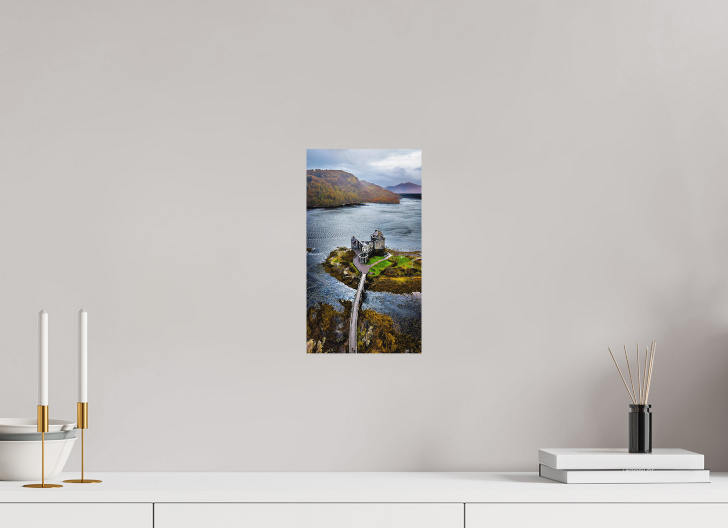 18 x 32 cm, Hahnemühle Photo Rag Bright White Eilean Donan Castle – Highlands Majesty