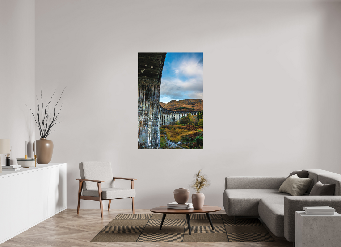 100 x 150 cm, Hahnemühle Photo Rag Bright White Glenfinnan-Bogen