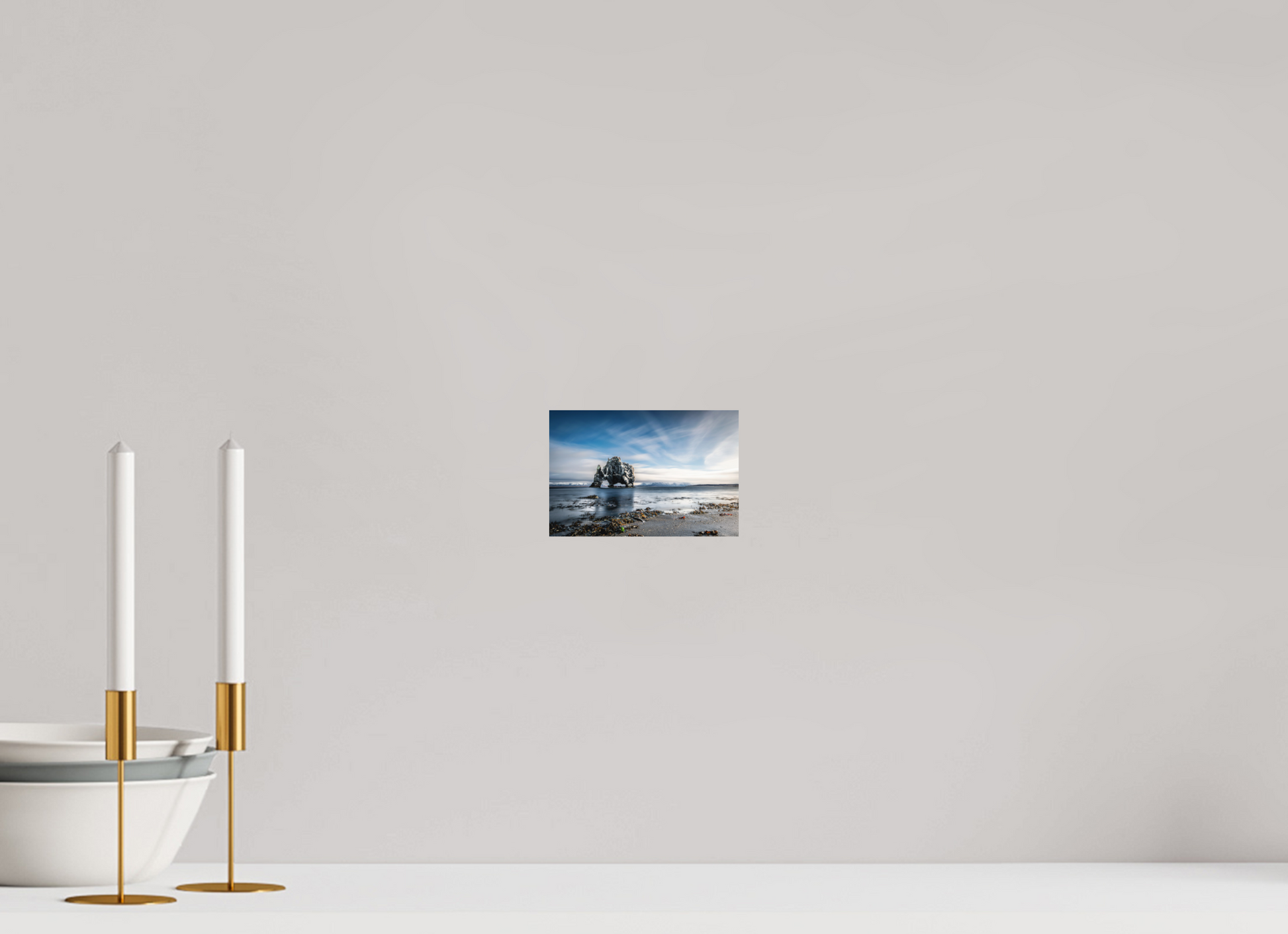 15 x 10 cm, Hahnemühle Photo Rag Bright White Hvítserkur – Der Steinriese am Meer