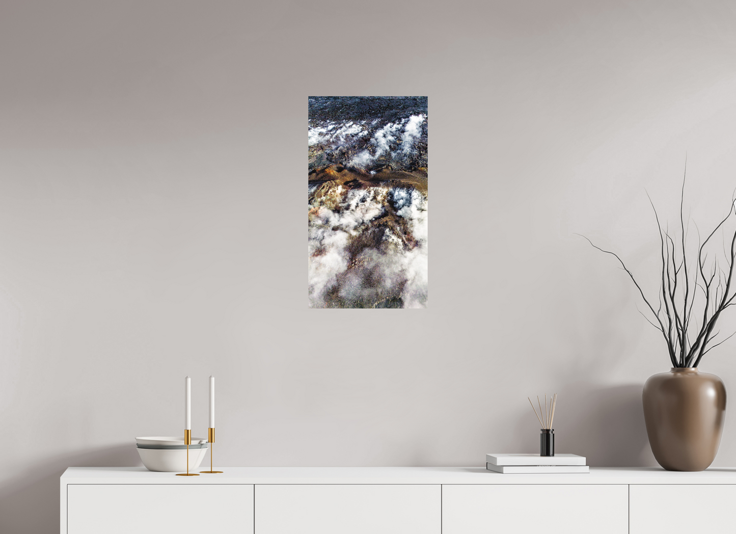 36 x 64 cm, Hahnemühle Photo Rag Bright White Geothermischer Atem der Erde