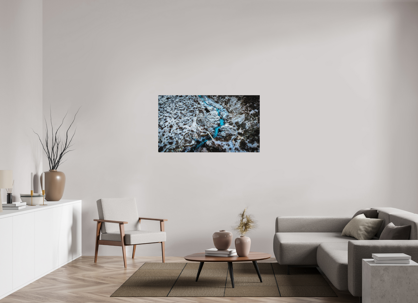 128 x 72 cm, Hahnemühle Photo Rag Bright White Türkisbruch