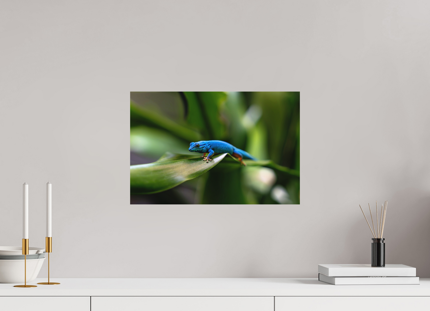 45 x 30 cm, Hahnemühle Photo Rag Bright White Blaues Juwel im Verborgenen
