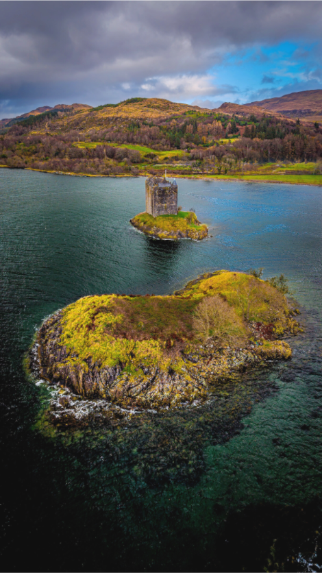 Main image Castle Stalker in den Highlands