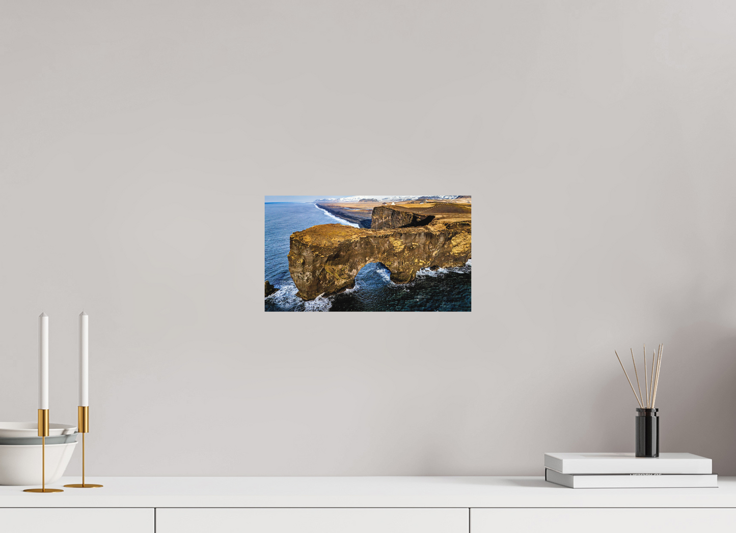 32 x 18 cm, Hahnemühle Photo Rag Bright White Dyrhólaey – Das Tor zum Atlantik