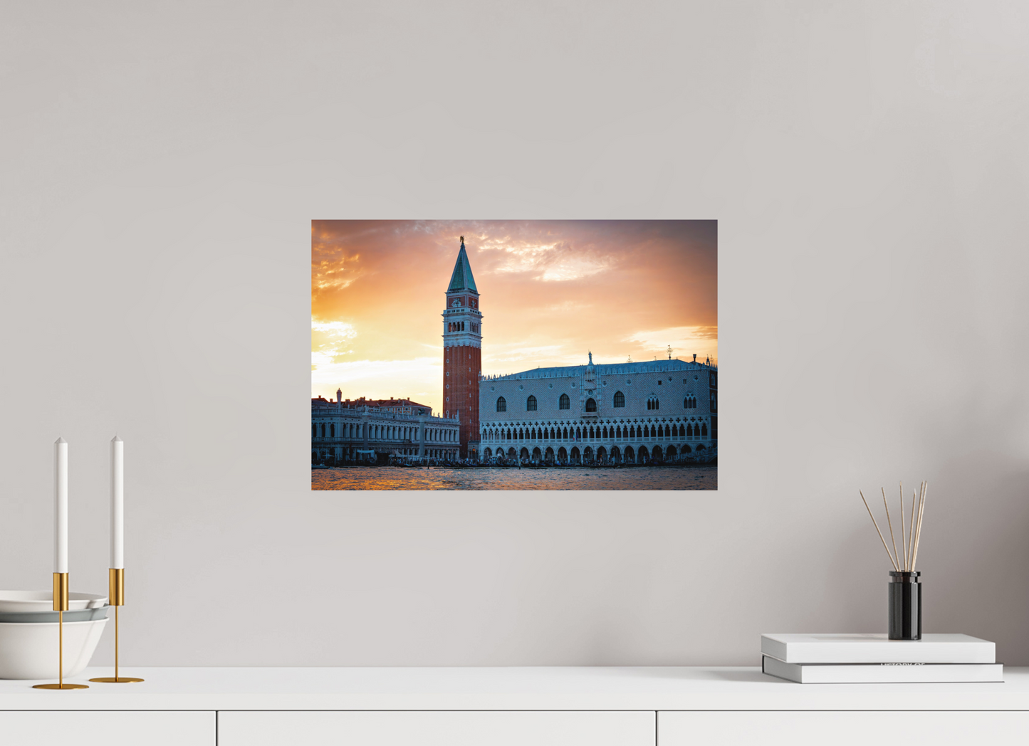 45 x 30 cm, Hahnemühle Photo Rag Bright White Venice Sunset Glow