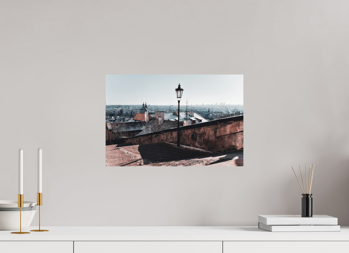 45 x 30 cm, Hahnemühle Photo Rag Bright White Prag im Winter