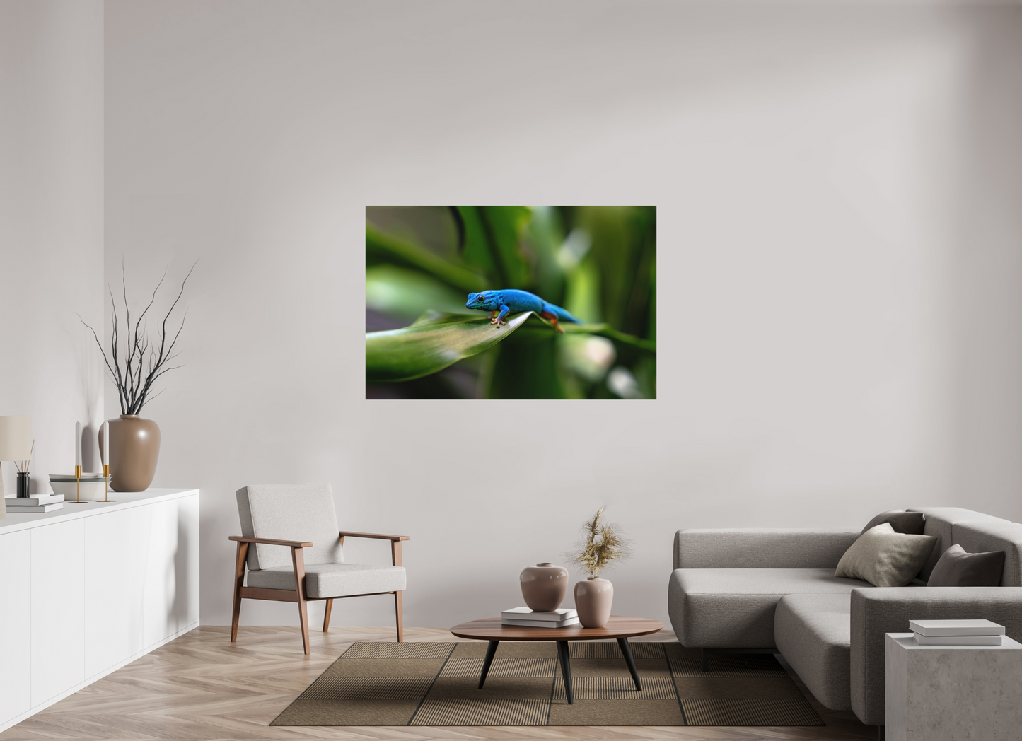 150 x 100 cm, Hahnemühle Photo Rag Bright White Blaues Juwel im Verborgenen