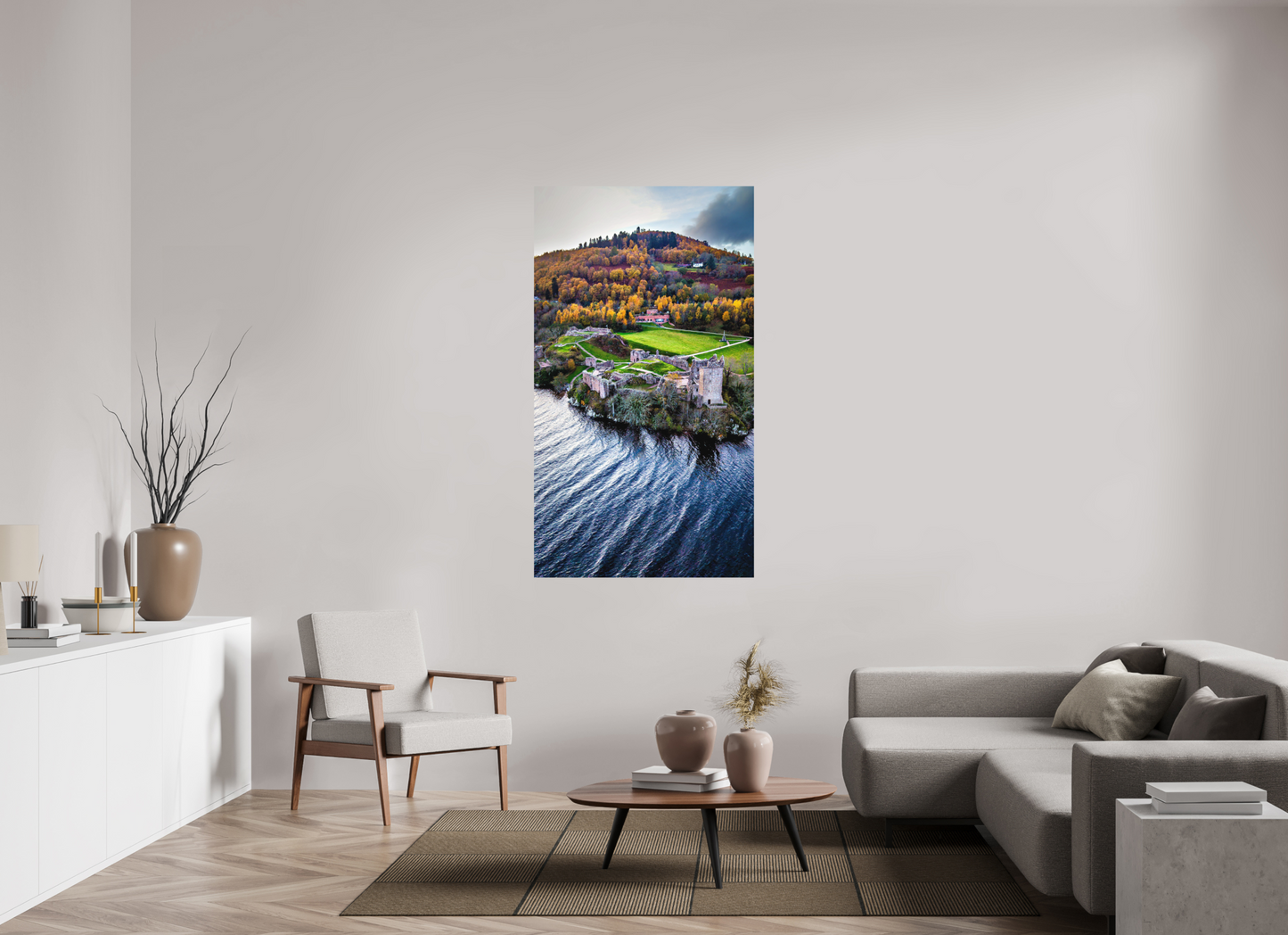 90 x 160 cm, Hahnemühle Photo Rag Bright White Urquhart Castle