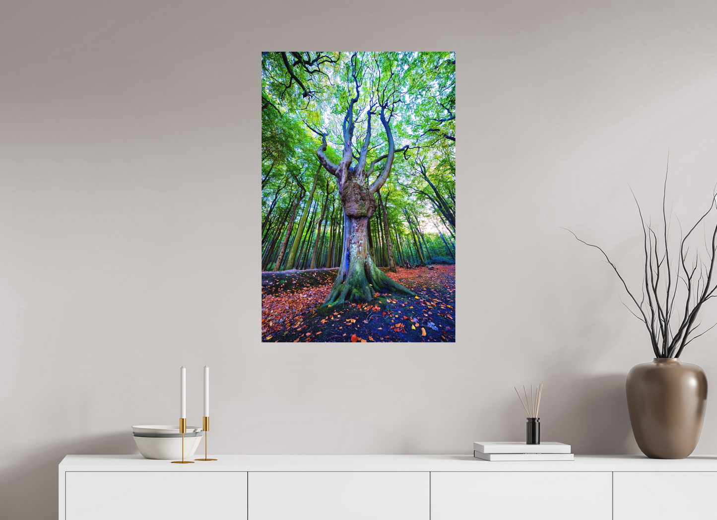 60 x 90 cm, Hahnemühle Photo Rag Bright White Der Wächter des Gespensterwaldes