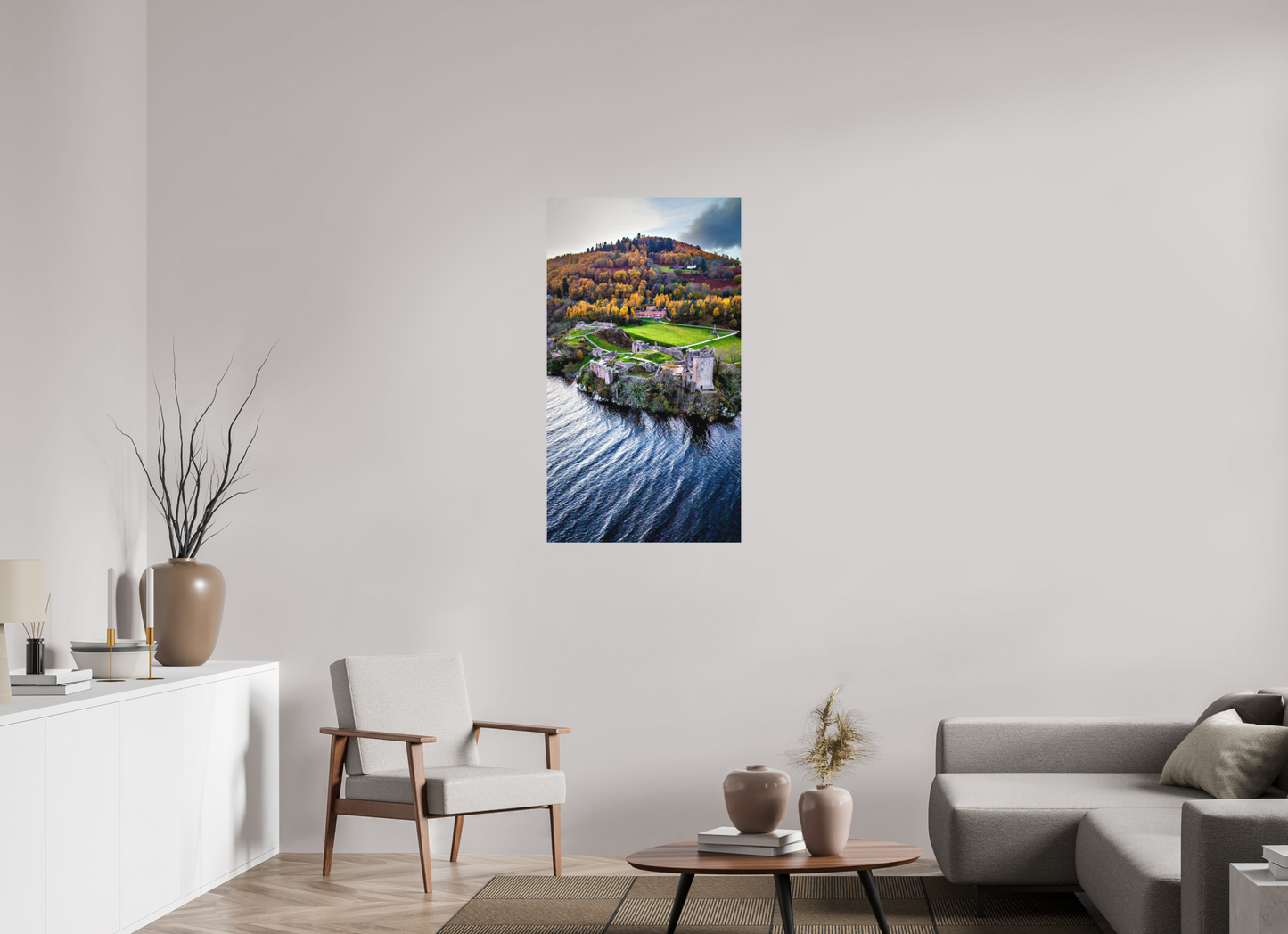 63 x 112 cm, Hahnemühle Photo Rag Bright White Urquhart Castle