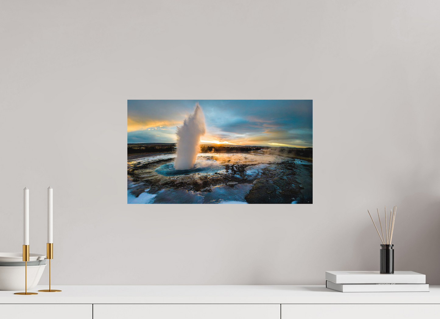 48 x 27 cm, Hahnemühle Photo Rag Bright White Aufbruch zurück – das Licht, das alles veränderte