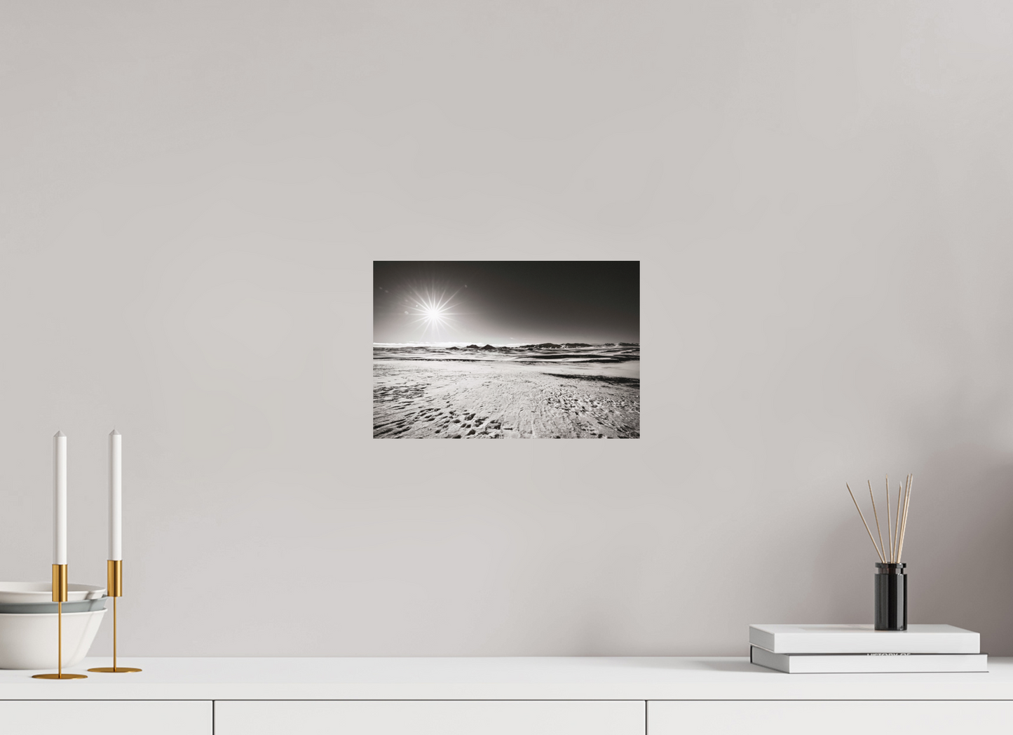 30 x 20 cm, Hahnemühle Photo Rag Bright White Winterweite unter gleißender Sonne