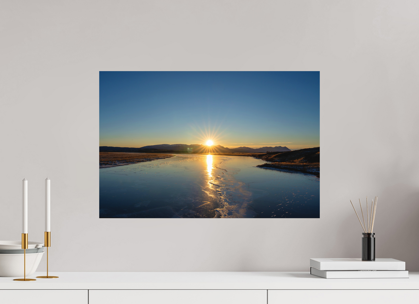 60 x 40 cm, Hahnemühle Photo Rag Bright White Wintersonne