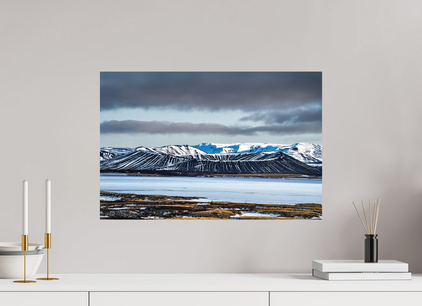 60 x 40 cm, Hahnemühle Photo Rag Bright White Mývatn – Island