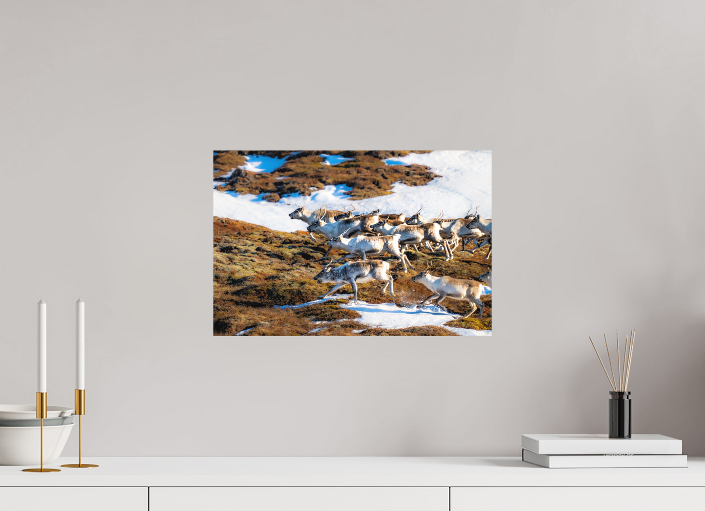 45 x 30 cm, Hahnemühle Photo Rag Bright White Bewegung – Island