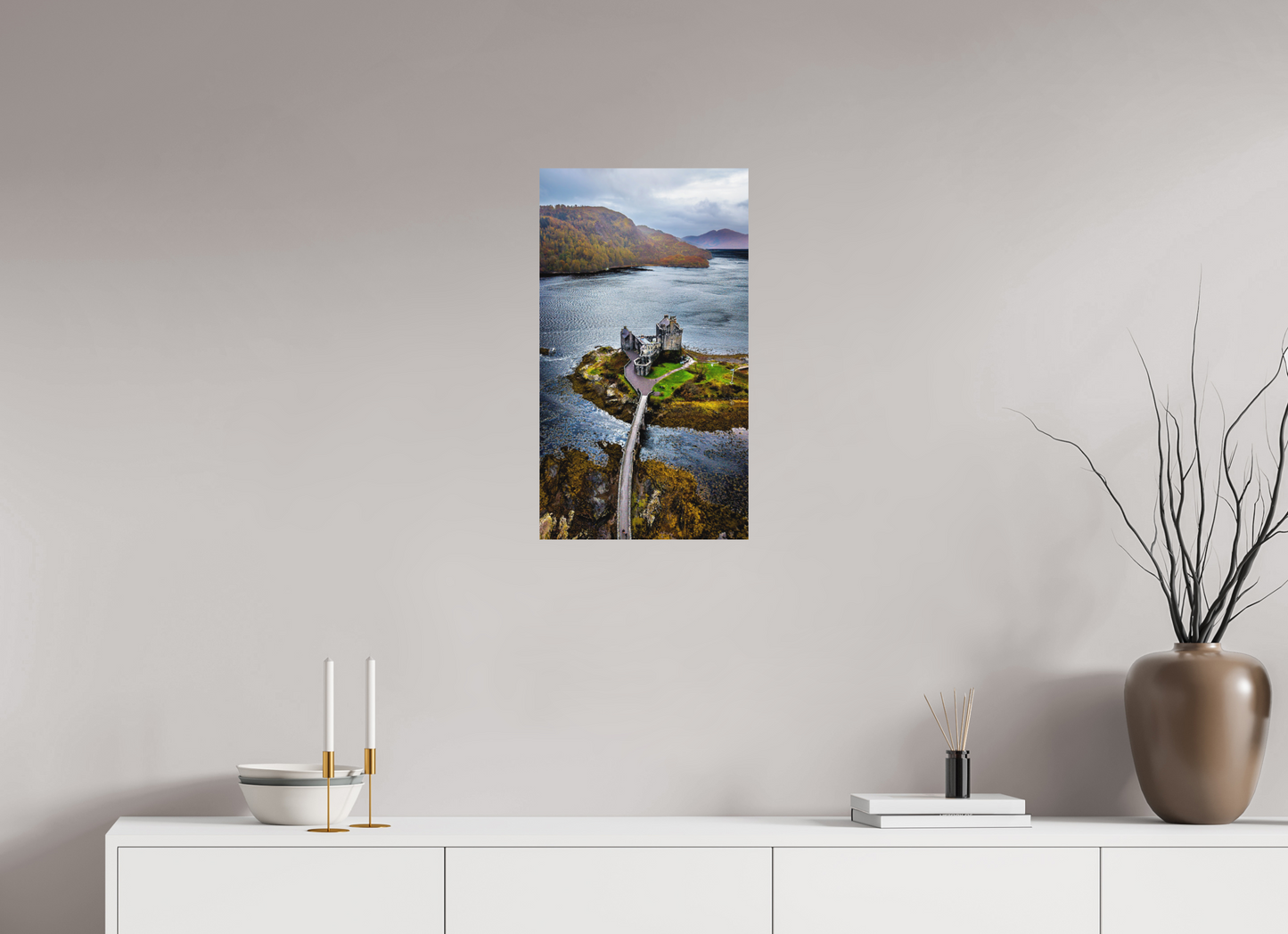 36 x 64 cm, Hahnemühle Photo Rag Bright White Eilean Donan Castle – Highlands Majesty