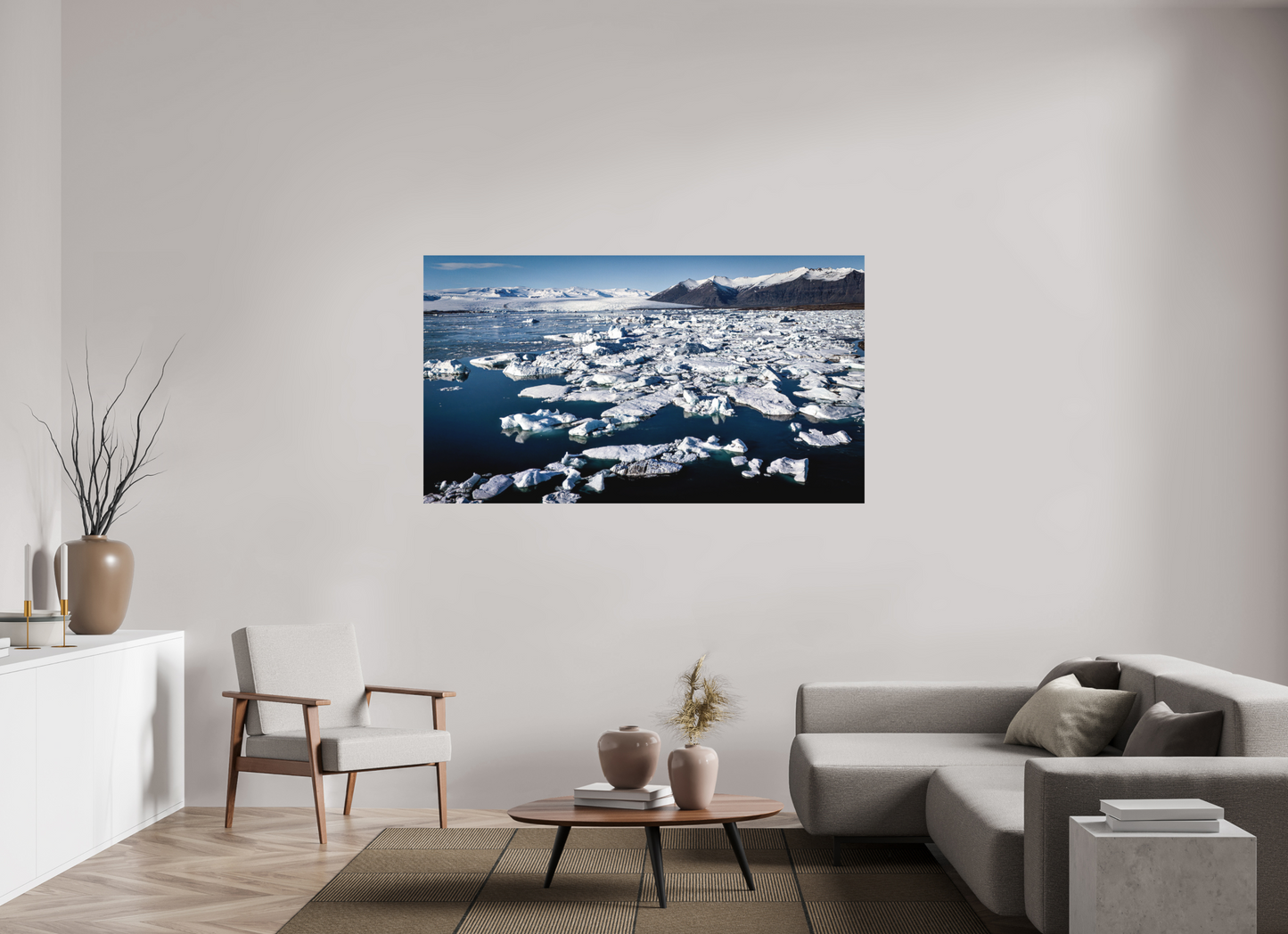 176 x 99 cm, Hahnemühle Photo Rag Bright White Eisige Weite – Jökulsárlón