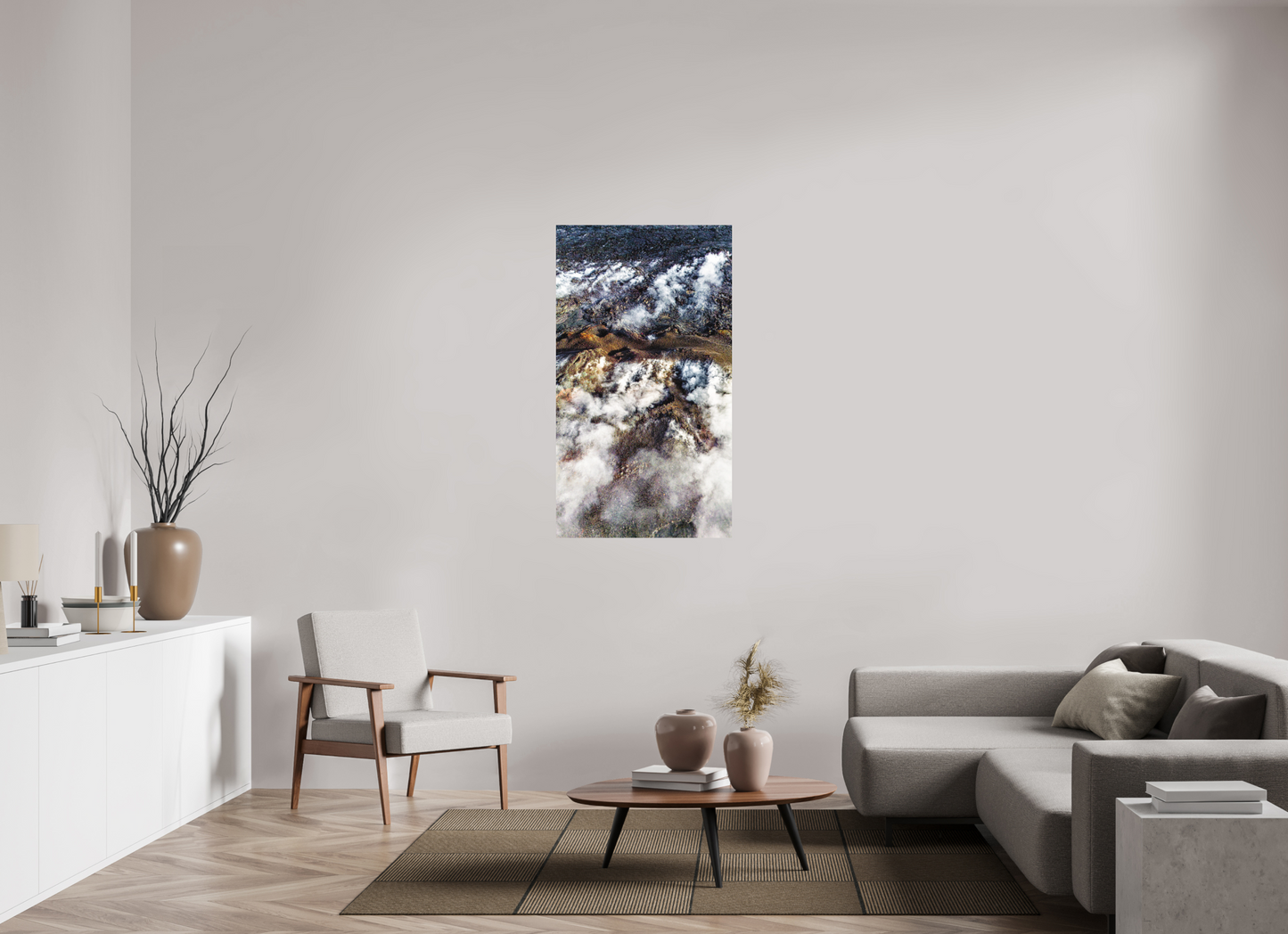 72 x 128 cm, Hahnemühle Photo Rag Bright White Geothermischer Atem der Erde