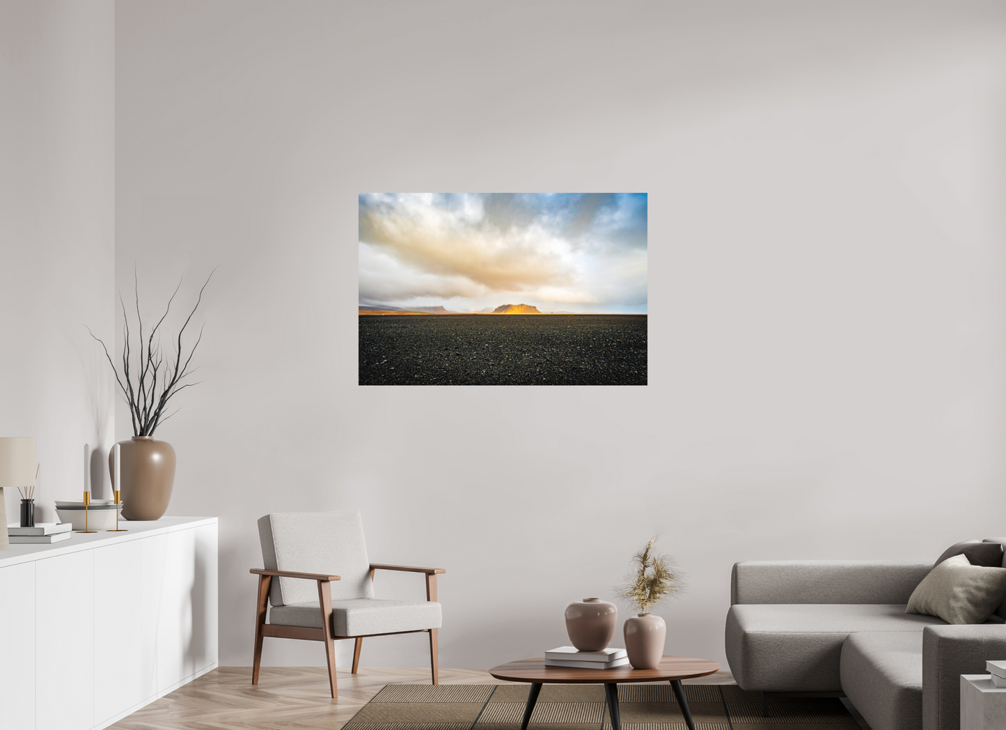 120 x 80 cm, Hahnemühle Photo Rag Bright White Golden Desert Iceland