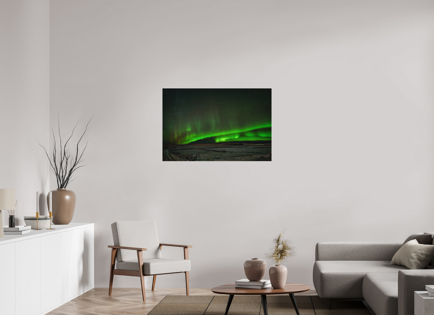 105 x 70 cm, Hahnemühle Photo Rag Bright White Gefrorene Spur ins Licht – Belohnung nach -17°