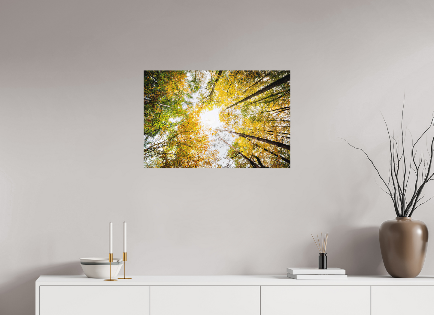 75 x 50 cm, Hahnemühle Photo Rag Bright White Herbstlicht über Nürnberg
