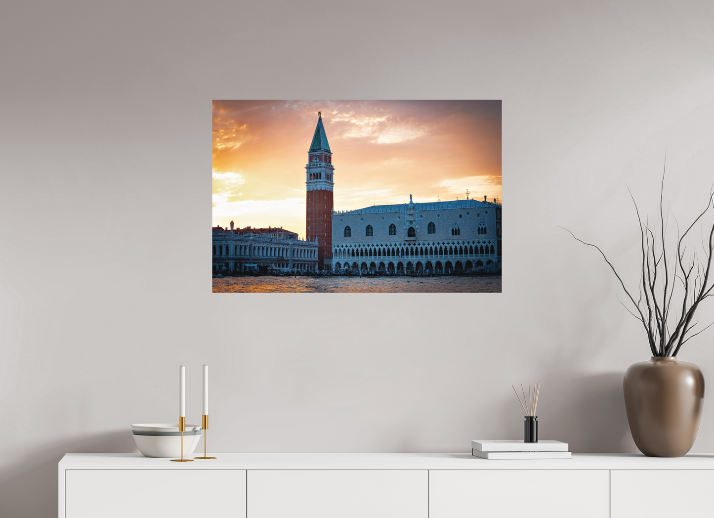 90 x 60 cm, Hahnemühle Photo Rag Bright White Venice Sunset Glow