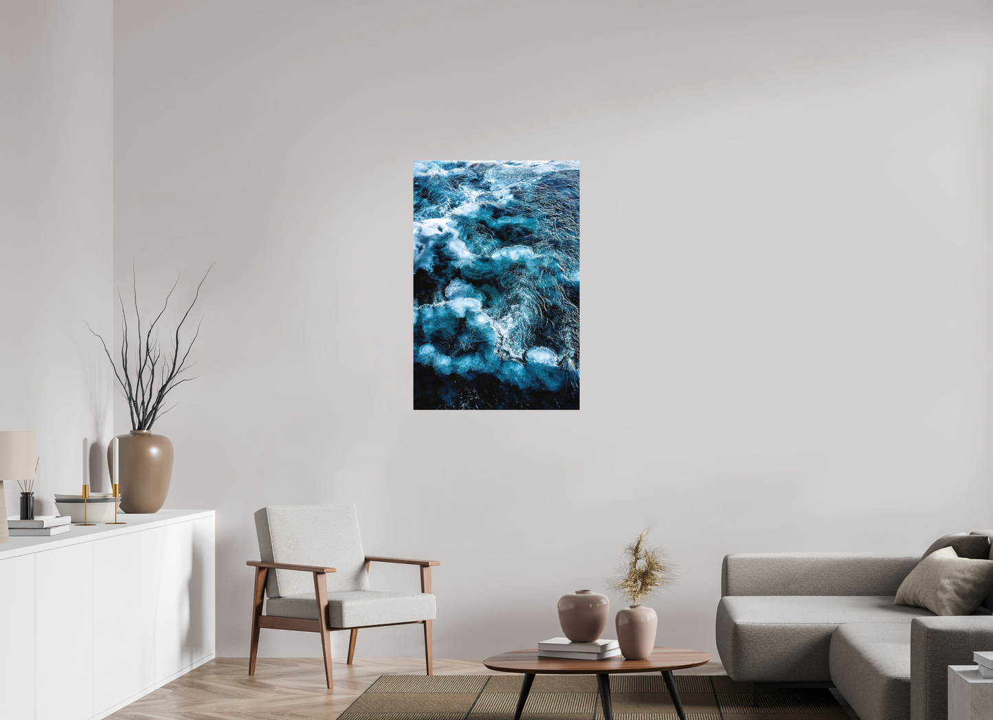 70 x 105 cm, Hahnemühle Photo Rag Bright White Tanz der kalten Strömung