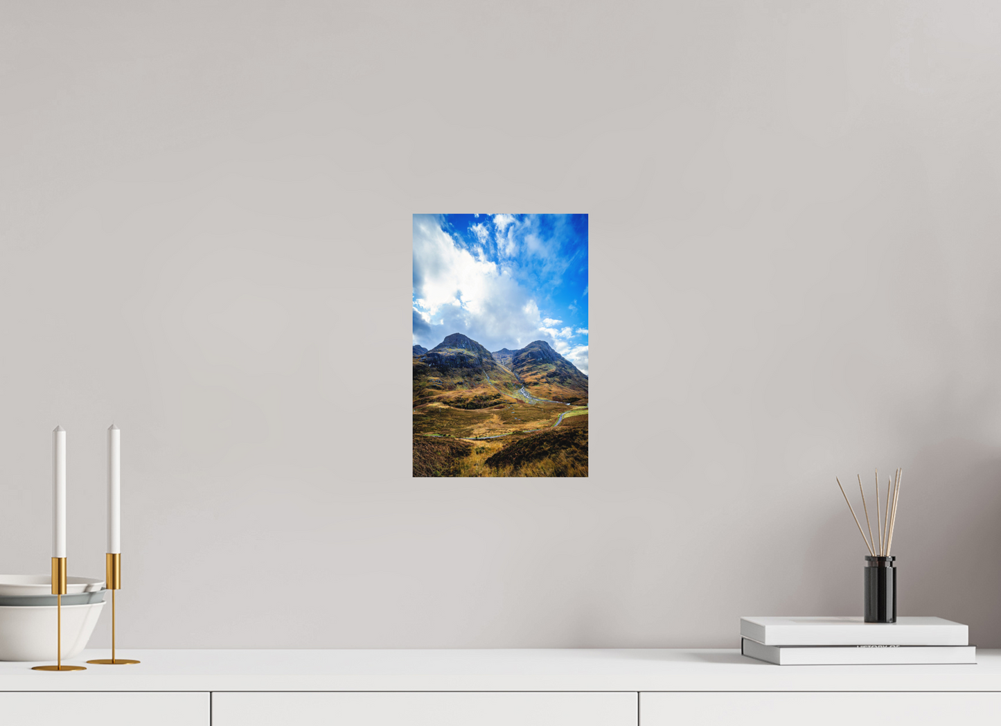20 x 30 cm, Hahnemühle Photo Rag Bright White The Three Sisters of Glencoe