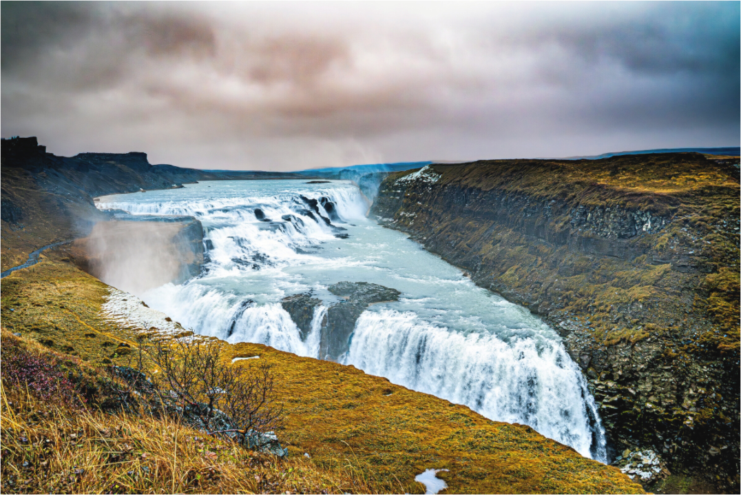 Main image Gullfoss – Kraft der zwei Stufen