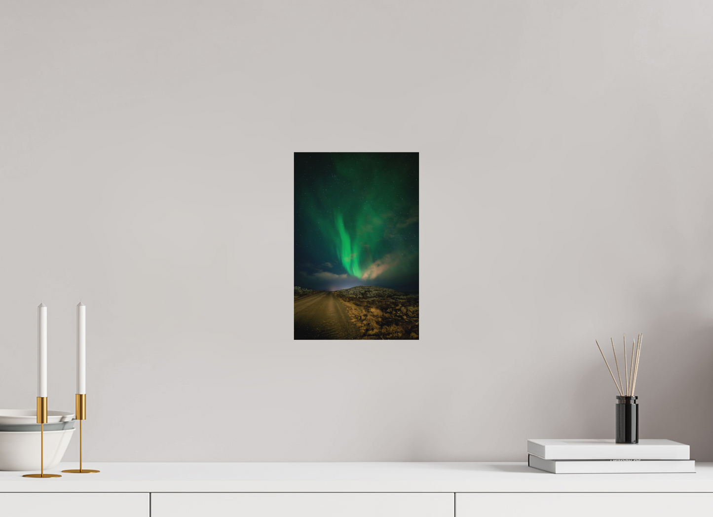 20 x 30 cm, Hahnemühle Photo Rag Bright White Grüne Welle