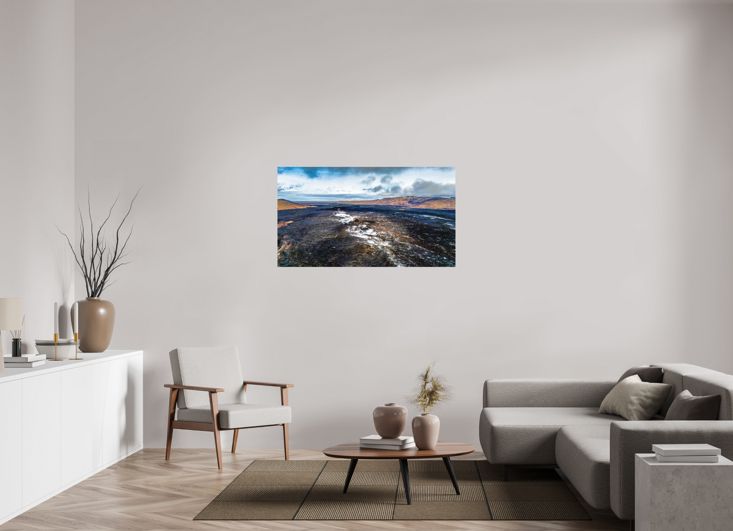 128 x 72 cm, Hahnemühle Photo Rag Bright White Atem der Erde – Vulkanfelder