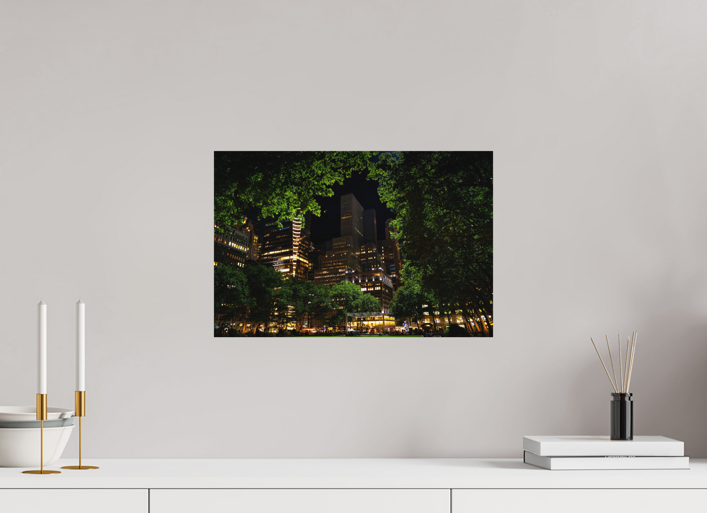 45 x 30 cm, Hahnemühle Photo Rag Bright White Bryant Park Nights