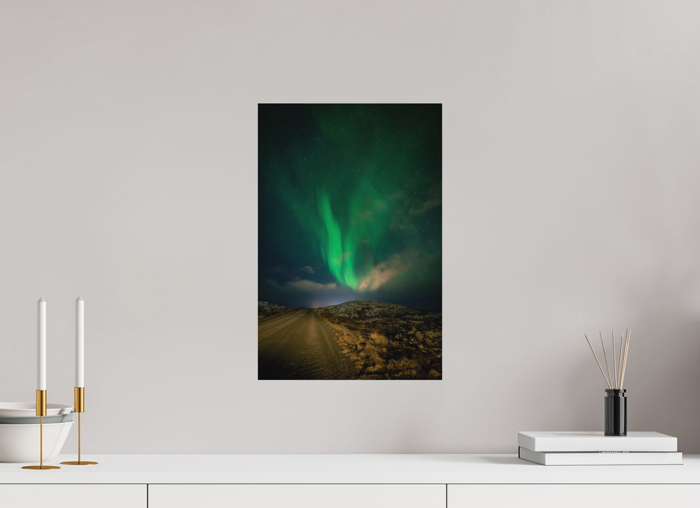 30 x 45 cm, Hahnemühle Photo Rag Bright White Grüne Welle