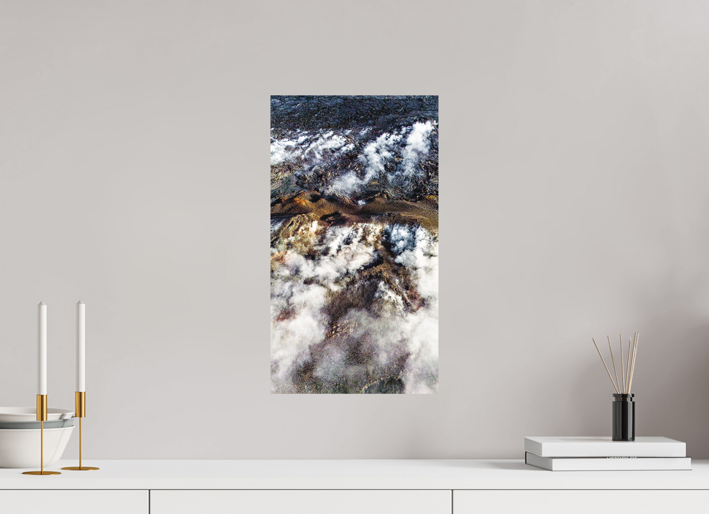 27 x 48 cm, Hahnemühle Photo Rag Bright White Geothermischer Atem der Erde