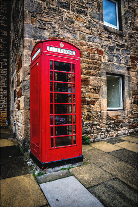 Main image Red Phonebox in Edinburgh