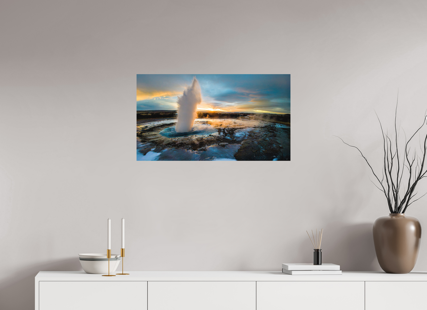 80 x 45 cm, Hahnemühle Photo Rag Bright White Aufbruch zurück – das Licht, das alles veränderte