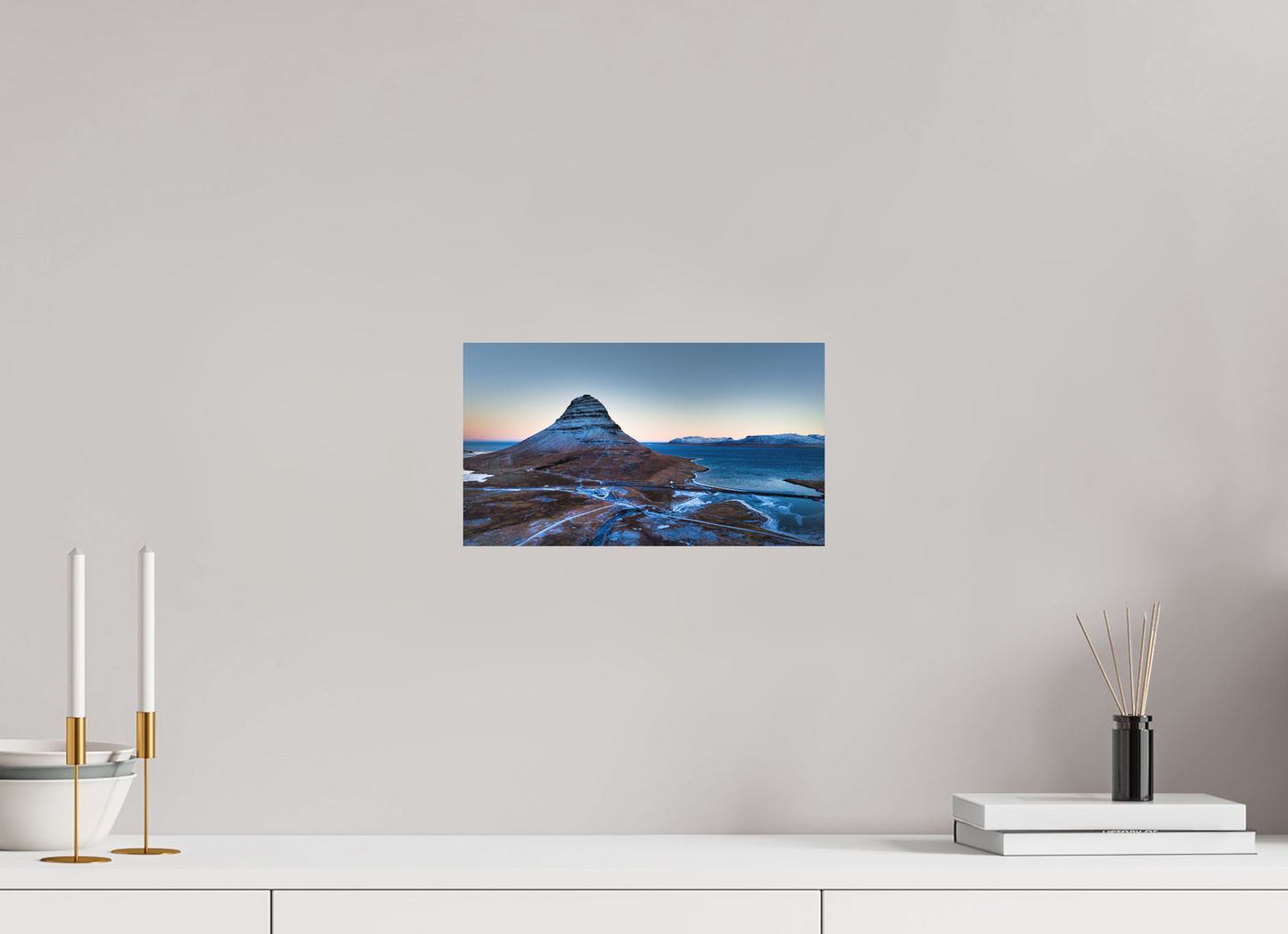 32 x 18 cm, Hahnemühle Photo Rag Bright White Kirkjufell Flight