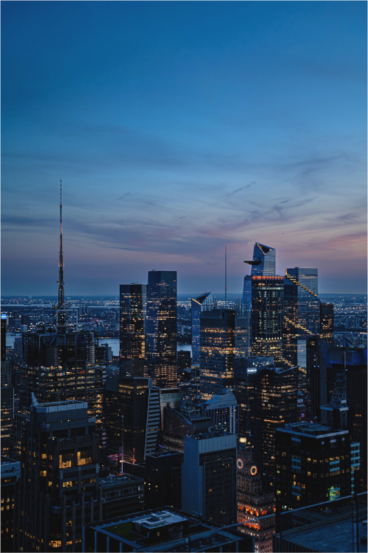 Main image New York Skyline bei Dämmerung