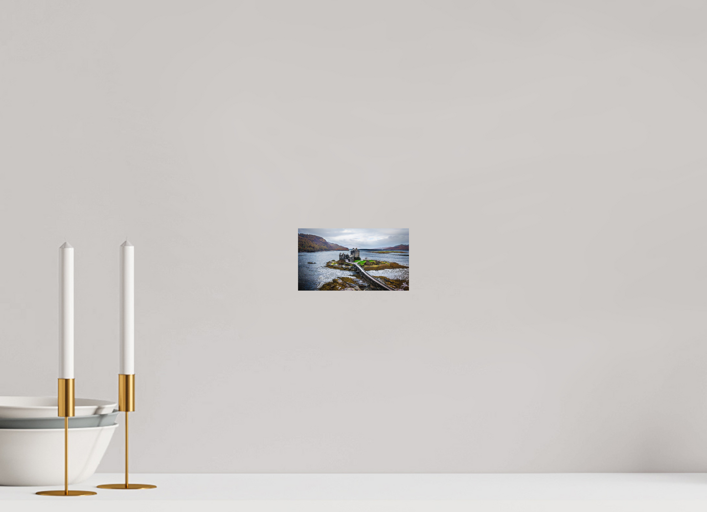 16 x 9 cm, Hahnemühle Photo Rag Bright White Eilean Donan Castle