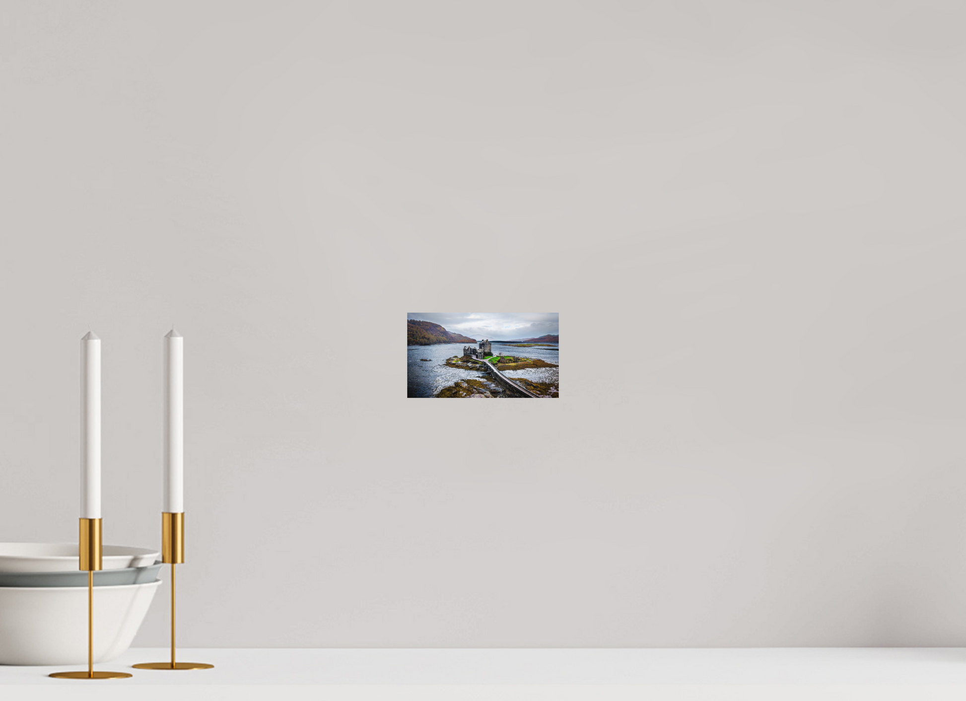 16 x 9 cm, Hahnemühle Photo Rag Bright White Eilean Donan Castle