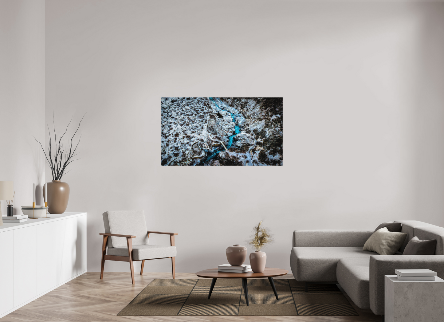 144 x 81 cm, Hahnemühle Photo Rag Bright White Türkisbruch