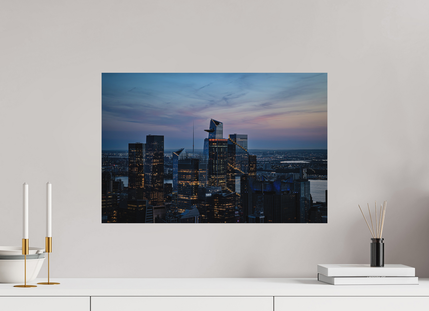 60 x 40 cm, Hahnemühle Photo Rag Bright White New York Skyline