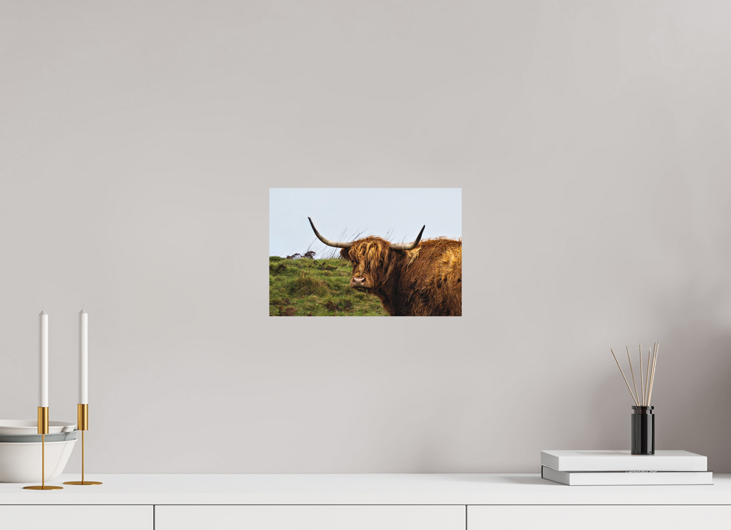 30 x 20 cm, Hahnemühle Photo Rag Bright White Highland Cow