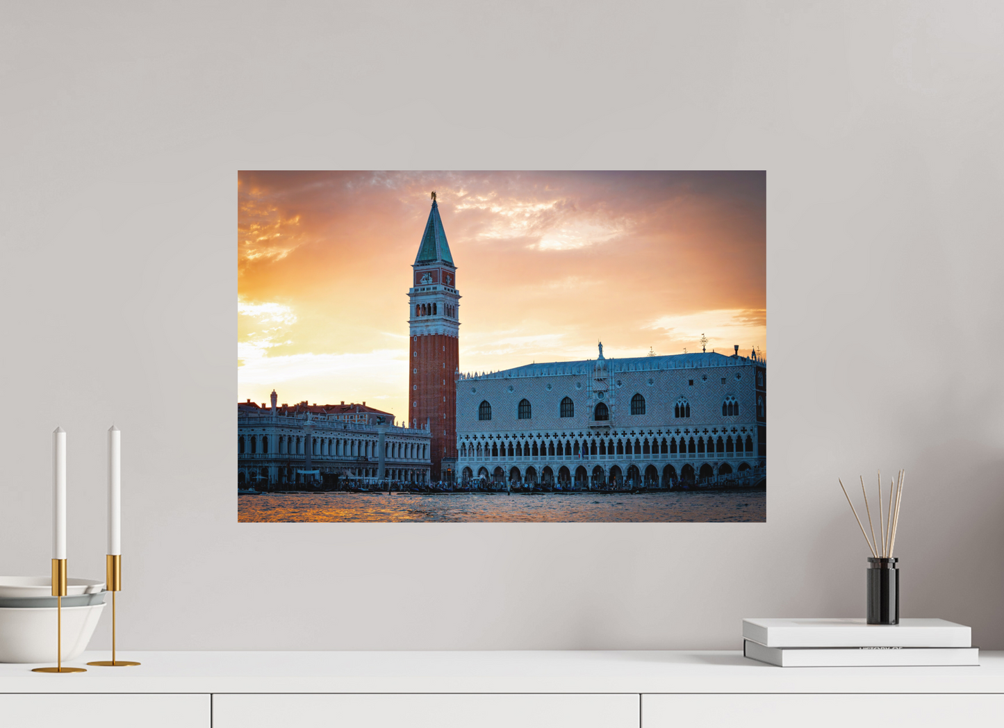 60 x 40 cm, Hahnemühle Photo Rag Bright White Venice Sunset Glow